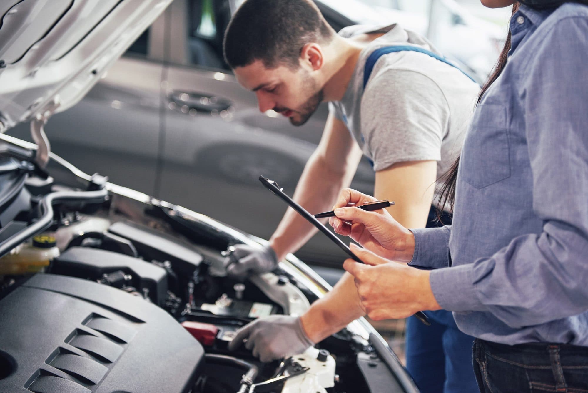 Roadside help for a car